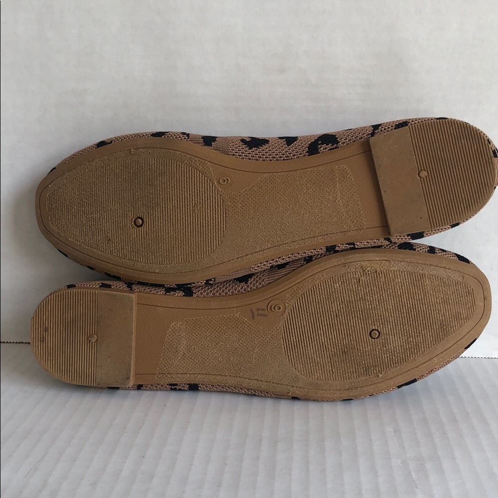 Danskin Animal Print Knit Loafer Slip-on Flats Size 9 - Picture 10 of 10